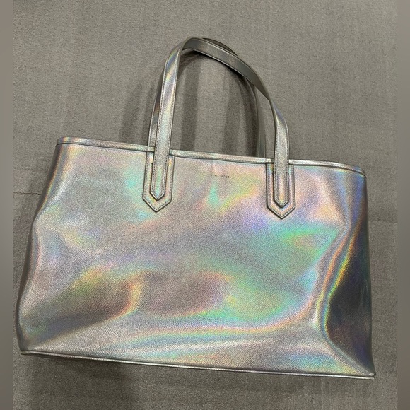 Pixie Mood Holographic Silver Tote Bag - Picture 1 of 10